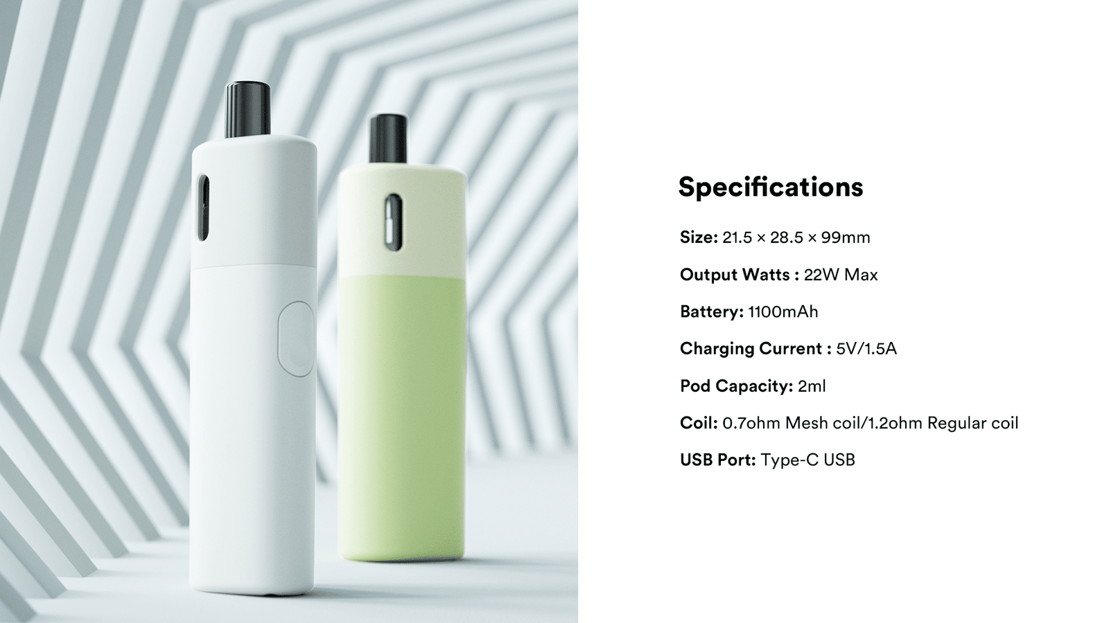 VAPTIO Avocado Baby 酪梨寶寶外觀