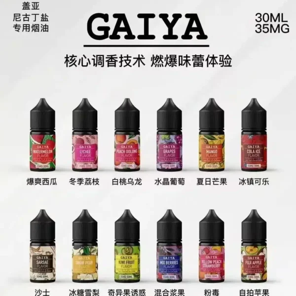 【買五送一】GAIYA蓋亞電子煙油 | 小煙煙油 30ML/35MG