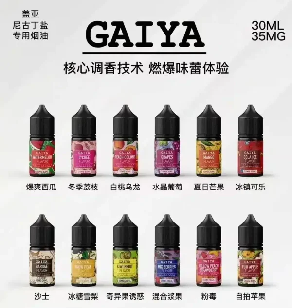 【買五送一】GAIYA蓋亞電子煙油 | 小煙煙油 30ML/35MG