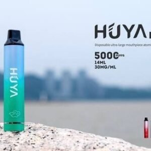 HUYA虎牙5000口拋棄式｜軍規防漏科技｜15種冰感風味｜Type-C應急充電