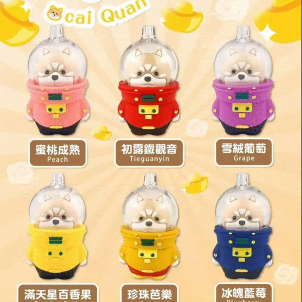 財犬太空狗一次性8000口/一次性電子煙/可充電抛棄式電子煙/台灣現貨 24H發貨