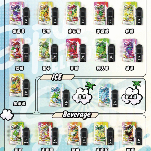 SPUMY冰熊5代煙彈/3%尼古丁濃度/多種口味可選 | 3顆裝