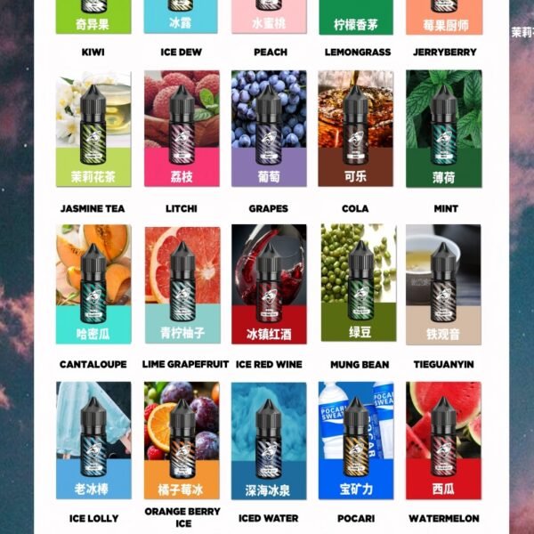 鯊克煙油 彩鯊系列 SALT SHAQ 原裝進口 鯊克二代注入式煙油 30ml