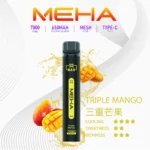 MehaXbar小黑條7000口 芒果