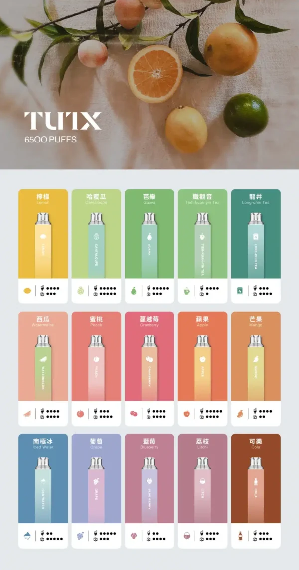 TUTX拋棄式電子煙